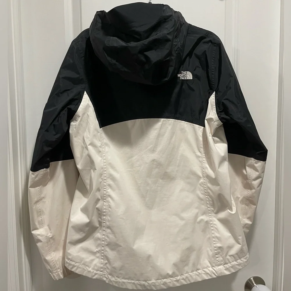 The North Face Lightweight Rain Jacket zip hooded Hyvent Size M - Picture 2 of 5
